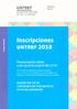 Inscripciones Untref 2018